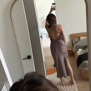 Beautiful Backless slip dress (only worn once)